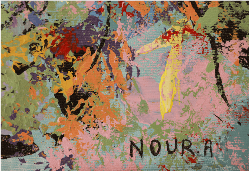 Signed in the lower right NOUR.A.